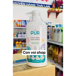 Nước rửa bình sữa và núm ti cao cấp Pur
