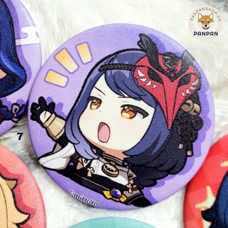 Huy Hiệu Genshin Impact Chibi 2 (6CM)