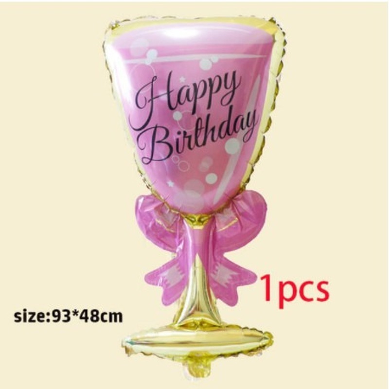 Bong bóng tráng nhôm hình chai rượu Whiskey độc đáo
