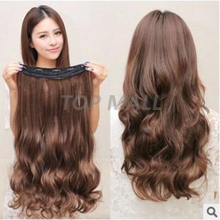 Bộ tóc giả dài xoăn tự nhiên xinh xắn cho nữ băng đô thỏ trâm cài tóc hàn quốc kẹp tóc thái lan kẹp tóc đẹp kẹp tóc răng