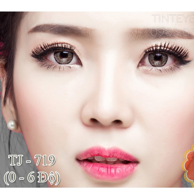 Kính Áp Tròng Tinteye Lens TJ - 719 Xám Thủy Tinh