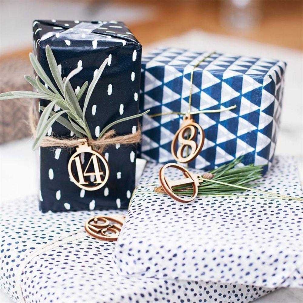 Lịch Giáng Sinh Bằng Gỗ 1-25 Tiện Lợi Dành Cho Gia Đình