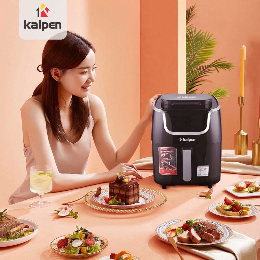 Nồi chiên không dầu hơi nước Kalpen X7 thế hệ mới dung tích 7 lít công suất 1700W bảo hành 24 tháng