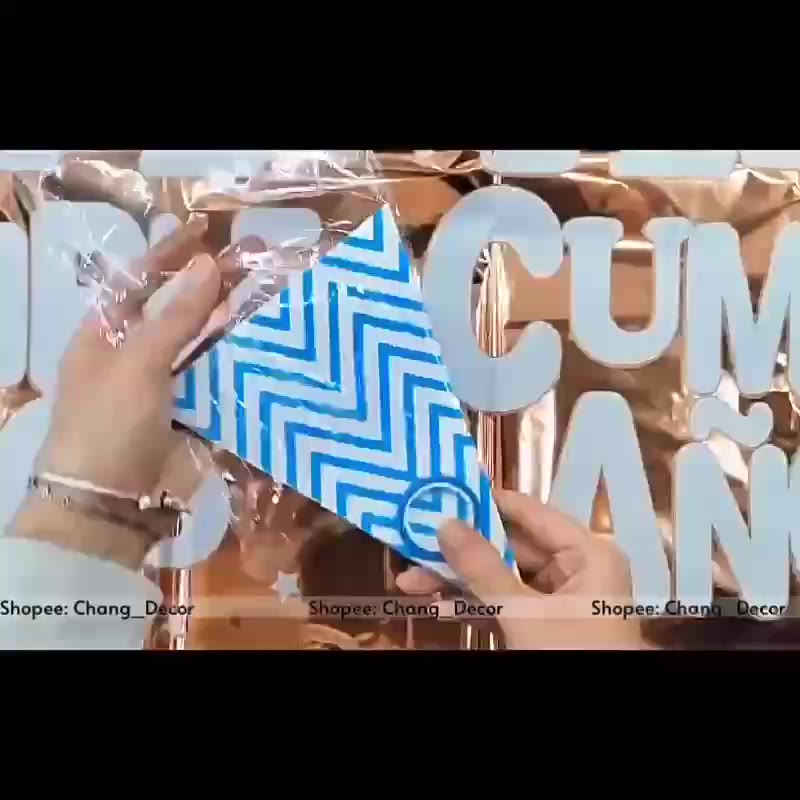 Dây cờ tam giác ép kim nhiều màu sắc