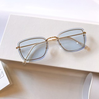 Kính râm màu Mắt vuông nhỏ mini retro cực chất