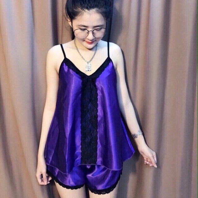 Bộ ngủ 2 dây phối ren