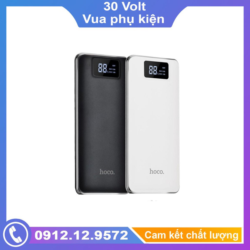 Pin sạc dự phòng Hoco B23 10000mAh - 2 Đầu Ra -  Màn hình LCD Hiển Thị Dung lượng