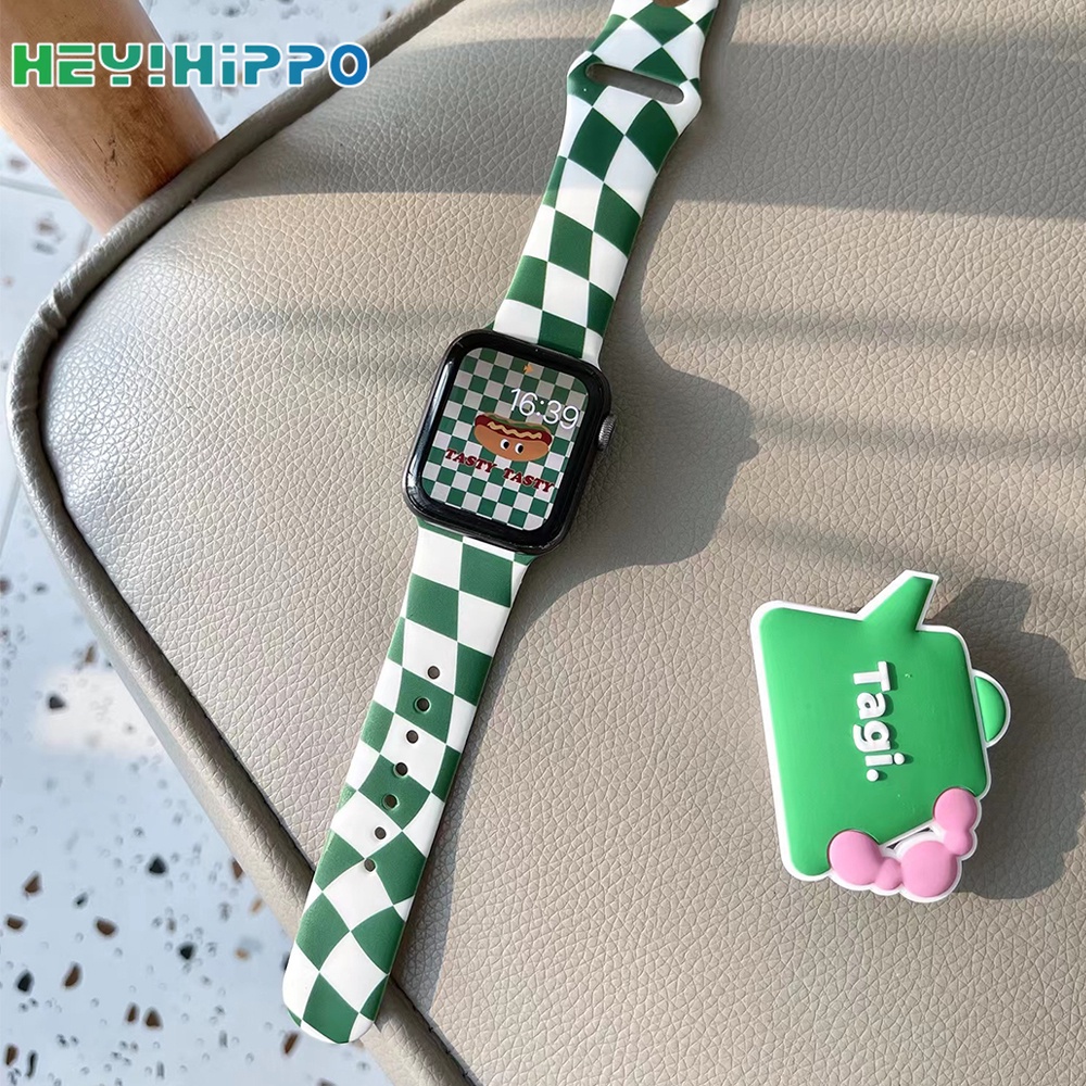 Dây Đeo Bằng silicone Hai Màu Kèm Vỏ Bảo Vệ Cho Đồng Hồ Thông Minh iwatch Size 45/44/42/41/40/38mm