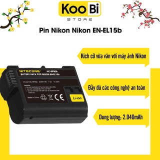 Pin sạc – nc-bp006 – nitecore – pin thay thế cho nikon en-el15b