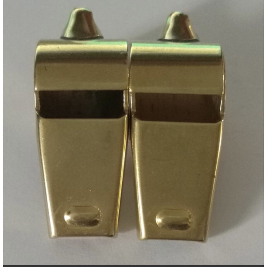 Còi đồng trọng tài thể thao kèm dây đeo xịn