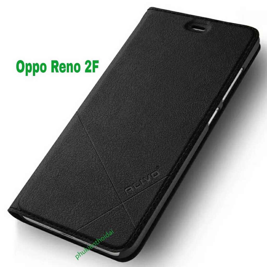Bao da Alivo Oppo Reno 2F cao cấp nắp kín chất đẹp mềm mịn 2
