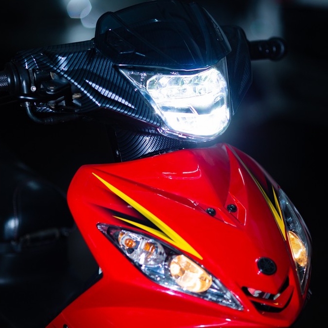 Đèn pha led 2 tầng Exciter 135  chính hãng ZHI.PAT. BH 12 tháng 240050