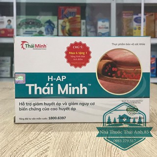 H-AP Thái Minh - Hỗ Trợ Giảm Huyết Áp Giảm Nguy Cơ Biến Chứng Của Cao Huyết Áp