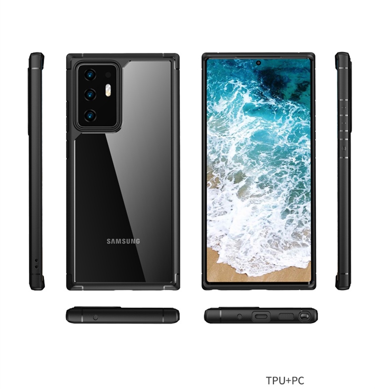 Ốp Điện Thoại Trong Suốt Chống Sốc Cao Cấp Cho Samsung Galaxy S20 S21 S22 Note 20 Plus Pro Ultra