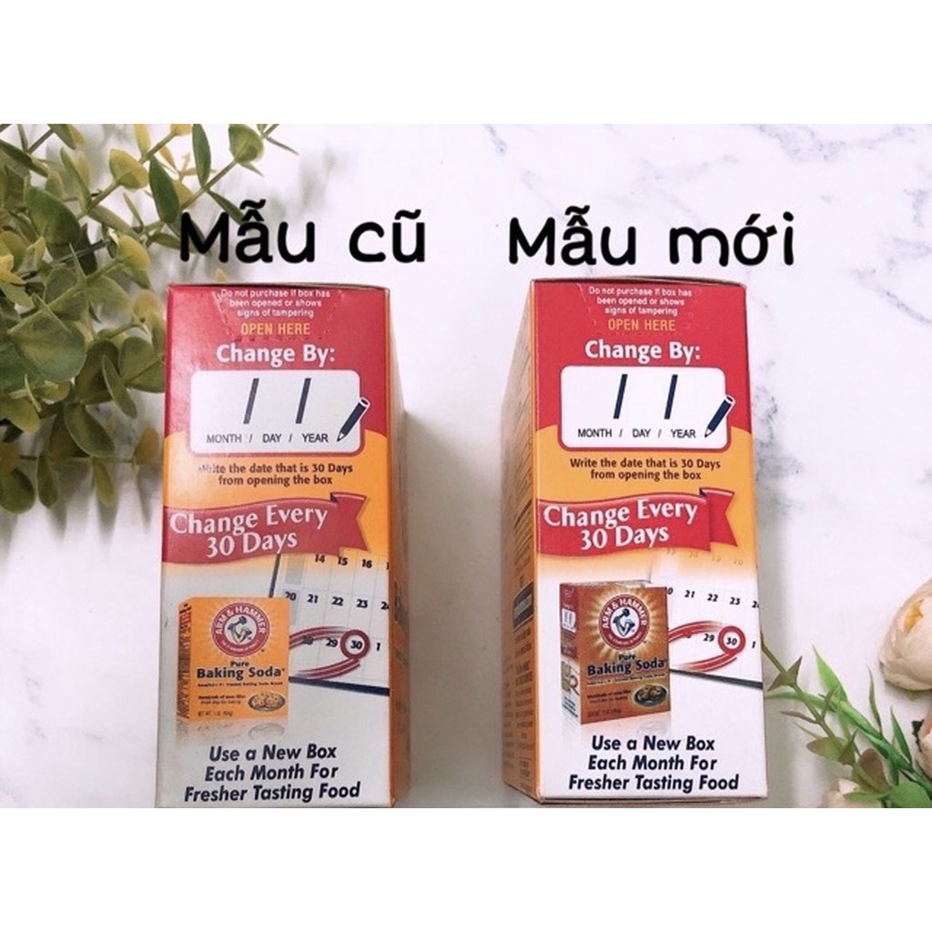 (Mẫu Mới) Muối Baking soda 454 gram Mỹ