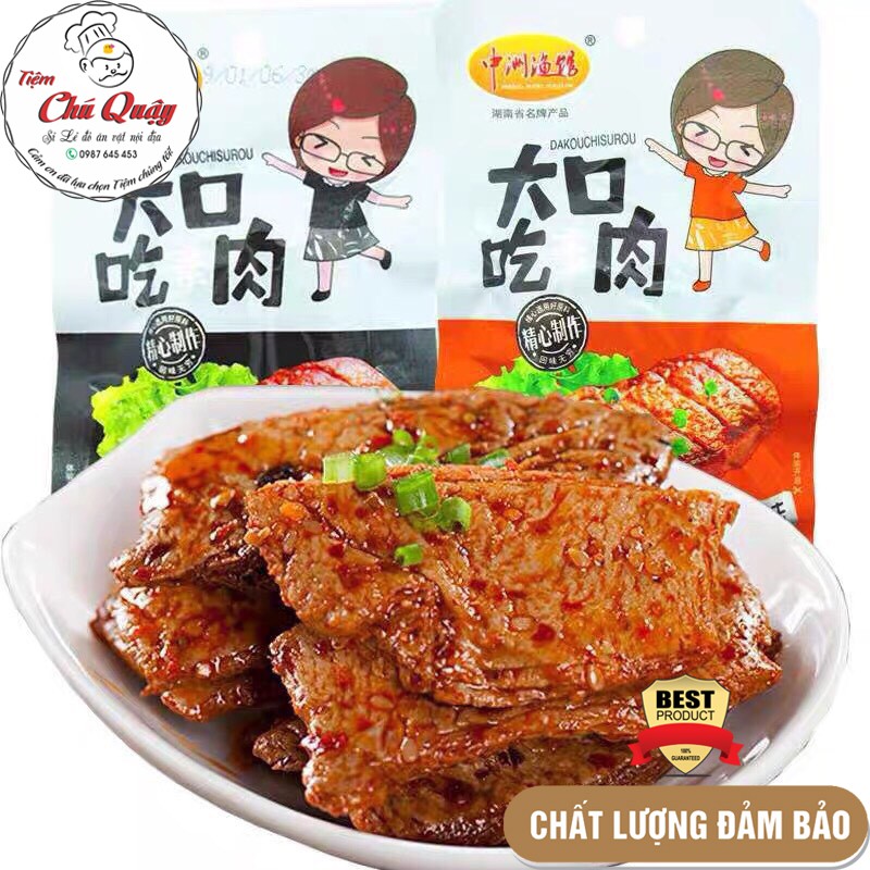 GÓI THỊT NƯỚNG BBQ - Thịt Chay Cay Cô Gái - Đồ ăn vặt nội địa [Tiệm Chú Quậy]