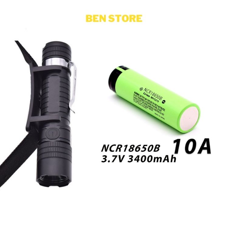 Đèn pin tích hợp đeo đầu và cầm tay mini siêu sáng type C S11