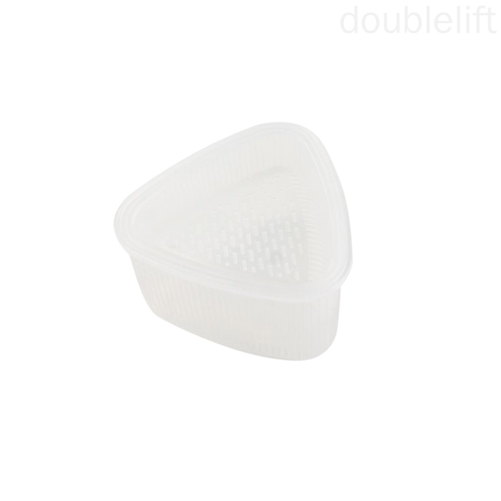 Set 2 Khuôn Làm Cơm Nắm Bằng Pp Hình Tam Giác Chống Dính Thiết Kế Tiện Dụng