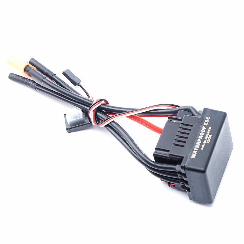 Bộ Điều Khiển Tốc Độ Không Chổi Than 120a S-120A Esc 5.5v / 3a Bec Cho Xe Hơi Rc 1 / 8 - Xt60