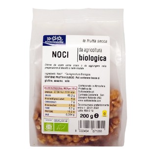 Nhân Hạt Óc Chó Hữu Cơ Sottolestelle 200g