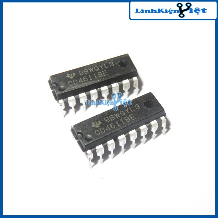 CD4511 - Chân Cắm DIP 16