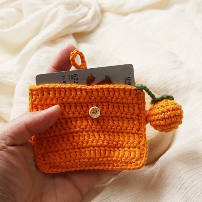 Ví Đựng Thẻ Bằng Len Dệt Tay Nhỏ Nhắn Xinh Xắn