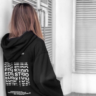 Áo hoddie nỉ in chữ siêu chất