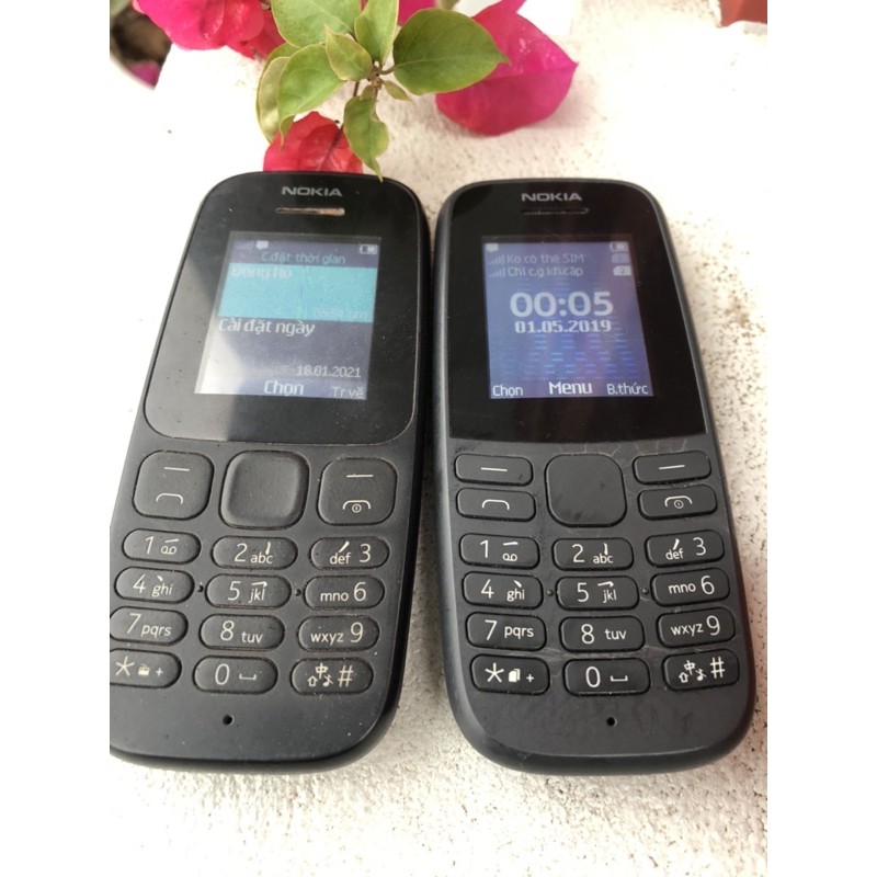 Điện thoại Nokia 105 Dual SIM (2 sim) và 1 sim - Hàng Chính hãng