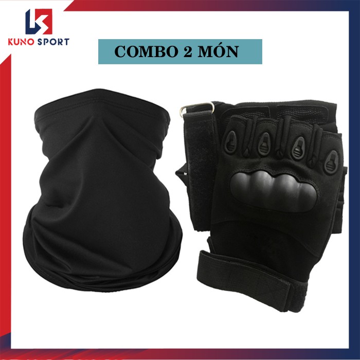 Combo Khẩu trang đa năng và gang tay cụt ngón có gù