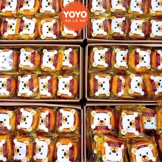 Hộp bánh gấu ruốc chà bông 1 thùng 30 chiếc