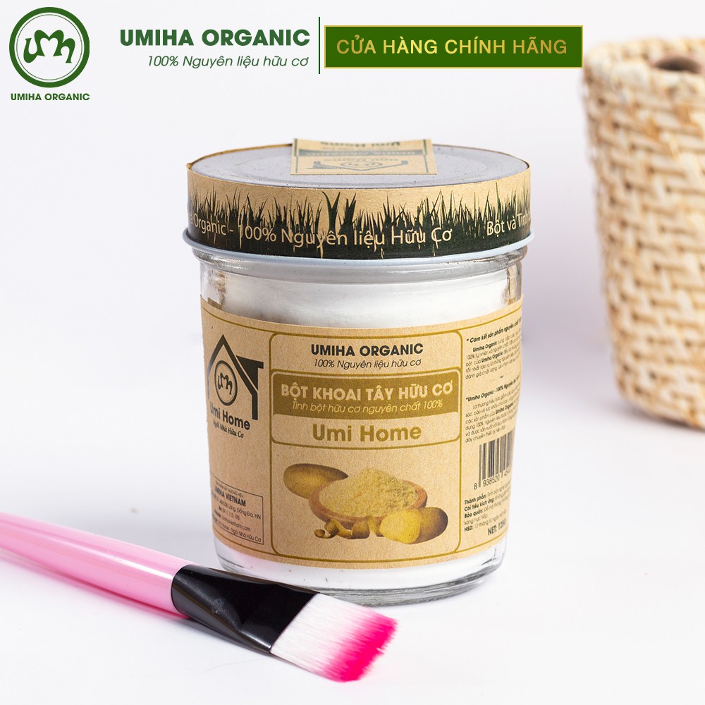 Bột Khoai Tây đắp mặt hữu cơ UMIHA nguyên chất | Potato Flour 100% Organic 125g