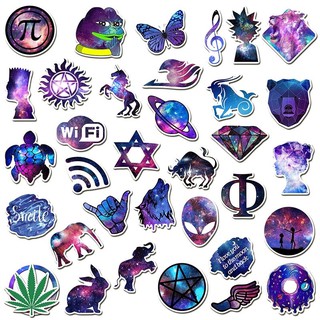 10 Sticker dán galaxy chống thấm nước trang trí