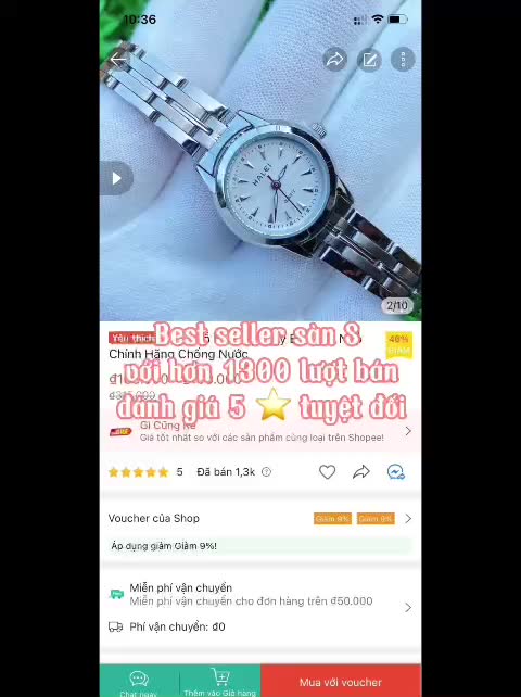 Đồng Hồ Nữ Halei Dây Bạc Mặt Nhỏ Chính Hãng Chống Nước | BigBuy360 - bigbuy360.vn