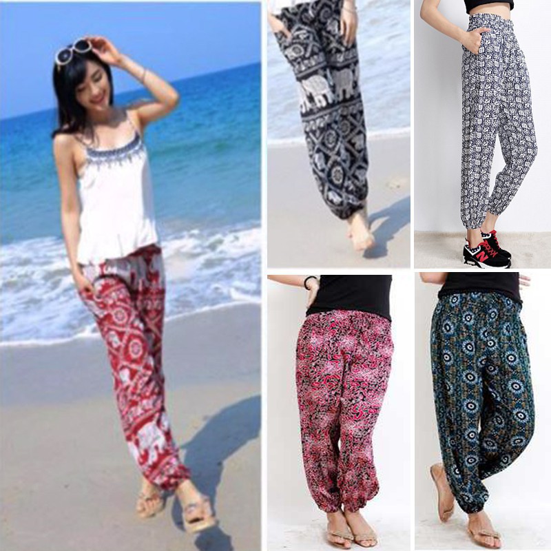 Quần lanh dài bo gấu, mềm, mát | BigBuy360 - bigbuy360.vn