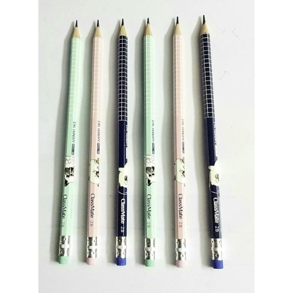 Bút Chì 2B ClassMate PC01-PE , Chì Gỗ Dành Cho Học Sinh