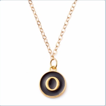 1 Mặt Dây Chuyền Hợp Kim Hai Mặt Hình Chữ Cái DIY