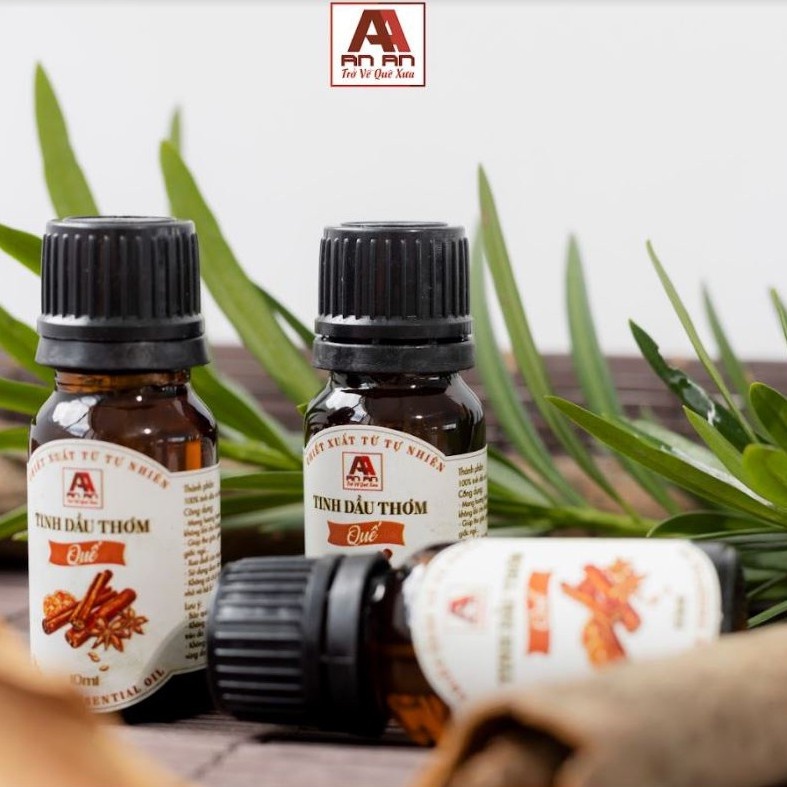 Tinh dầu Quế Cao Cấp An An Nhập Khẩu Ấn Độ 100% Thiên Nhiên Nguyên Chất, Chai 10ml