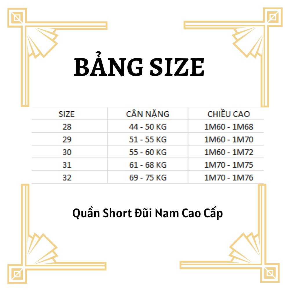 Quần short ĐŨI nam dáng slimfit, chuẩn thiết kế Hàn quốc, cực tôn dáng, lịch sự, trẻ trung(QUẦN SHORT  | BigBuy360 - bigbuy360.vn