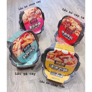 [Sẵn Date xa]Lẩu Ăn Liền tự sôi 4 vị💥Hộp 400gr💥