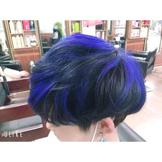 Phủ màu xanh blue 5d  pha sẵn không dùng oxy