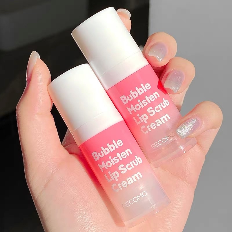 CAO CẤP Gel Tẩy Da Chết Môi Sủi Bọt Thải Độc Chì GECOMO BUBBLE MOISTEN LIP CRUB CREAM Tẩy Trang Dưỡng Môi GECOMO | BigBuy360 - bigbuy360.vn