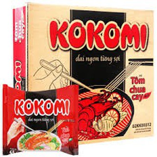 Thùng mì kokomi tôm chua cay 30 gói 65g