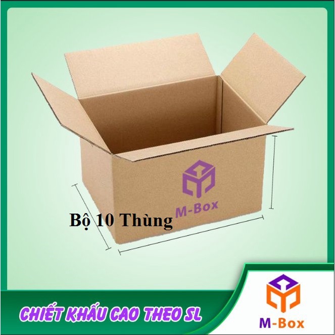 Bộ 10 Thùng Hộp Carton Size 15x15x15 CM