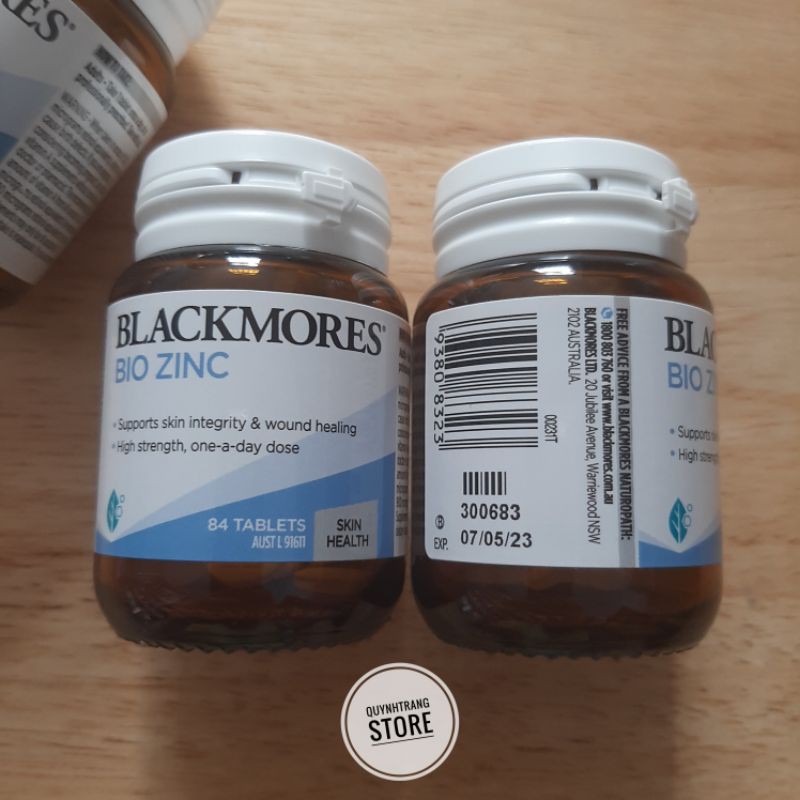 Kẽm Blackmores Bio Zinc 84 viên Úc