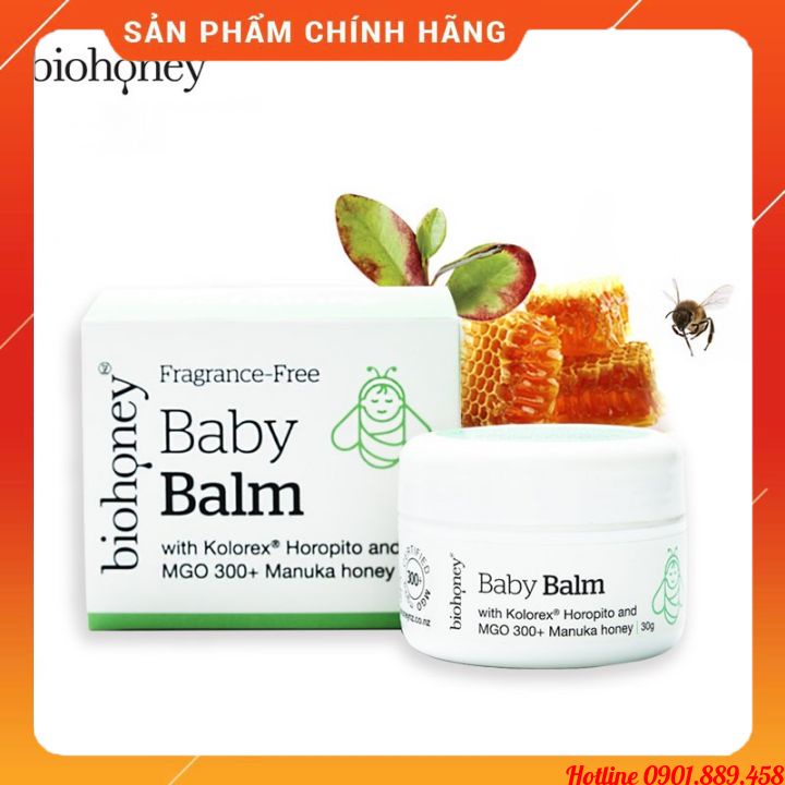 Kem Biohoney Baby Balm - Hết chàm sữa, hăm da, mẩn ngứa cho trẻ