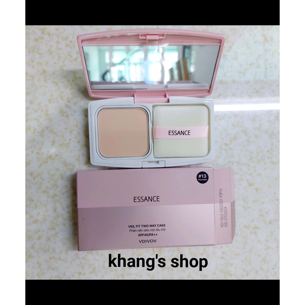 phấn nền essance 13 siêu mịn tone sáng
