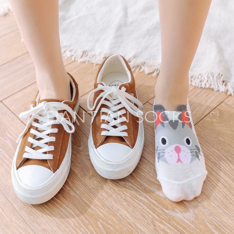 TIAN TIAN  T069 Vớ tất hài nữ vớ Cotton thoáng khí họa tiết hoạt hình dễ thương
