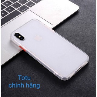 Ốp lưng Iphone X và Xs max lưng mờ chống vân tay hiệu Totu chính hãng