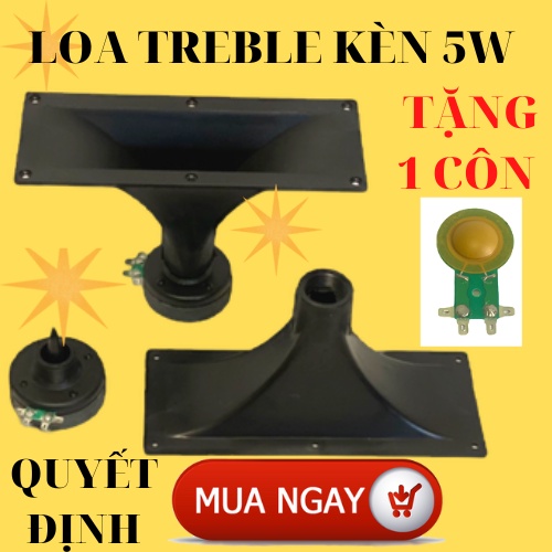 Loa treble kèn 5w hàng chính hãng cty HQ 301 chuyên bẫy chim đêm, lắp loa kéo
