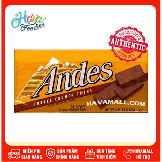 [DATE MỚI NHẤT] Kẹo Socola Andes Vị Toffee Bơ Và Caramel 132gr